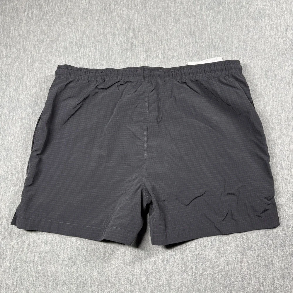 Tommy Bahama Swim Trunks‎ Men S Black Grid Pattern Nylon Elastic Waist Casual
